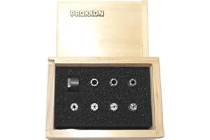 PROXXON 24154 zestaw wielozakresowych tulei zaciskowych typ ER 11 do tokarki PROXXON FD150/e