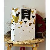 Rabsev Fotoğraf Alb&uuml;m&uuml; 10x15cm 200 L&uuml;k Renkli Love You Desenli Anı Alb&uuml;m&uuml;