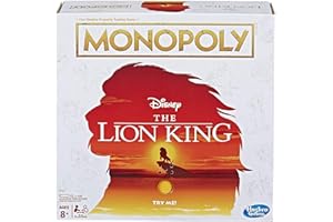 Monopoly Game Disney The Lion King Edition Family Board Game - English