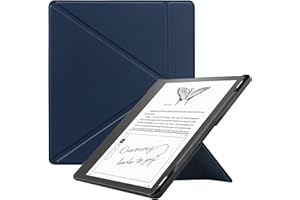 VOVIPO Slimshell Case for Kindle Scribe 10.2" (2024/2022 Release), Premium Lightweight PU Leather Stand Cover with Auto Sleep/Wake for Kindle Scribe 10.2 inch 2024/2022-Constellation-Navy
