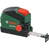 Bosch Mezura, kalem tutuculu 5 m/16 ft (otomatik kilit; naylon kaplamalı bant; 22 mm genişlik; b&uuml;k&uuml;lmeden &ccedil;ekme uzunluğu 2 m;