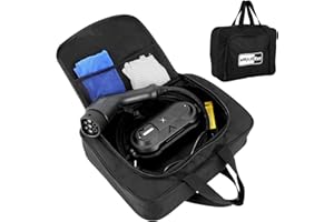 Bolsa para Cables EV, eMjollRay Bolsa Portátil de Almacenamiento, Funda Cargador Coche Electrico, Tarea Pesada Bolsa de Cable, bolsa de transporte para cables, cables y mangueras