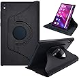 CEDO Lenovo Tab K10/K10 FHD/M10 FHD Plus 10.3in Flip Cover | Leather Finish | 360 Degree Rotate Flip Cover | Shockproof Style Back Cover Case for Lenovo Tab K10/K10 FHD/M10 FHD Plus 10.3 inch - Black