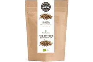 BLENDNATURE Regaliz de Palo Cortado para infusiones – Raiz 100% Natural 200 g - Maxima Frescura y Conservacion – Ideal para Te de Regaliz.