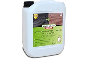 GUARD INDUSTRIE Wash'Guard Express – Limpiador exterior desinfectante desincrustante Versión Ultra Rápida sin aclarado, 5 L, hasta 30 m2