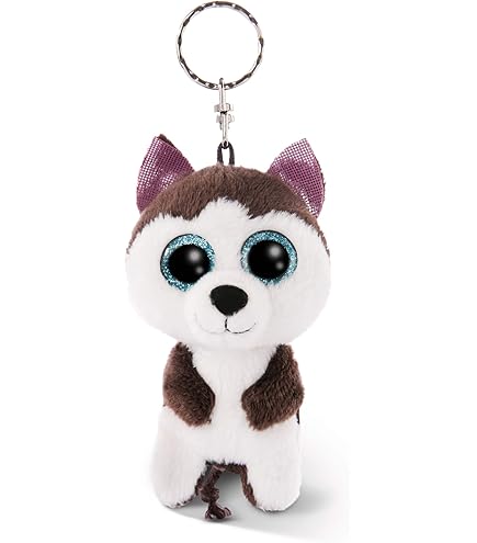 Porte-clés Peluche Ty Beanie Boos Girafe Stilts - Yeux Pailletés 12cm Avec Mousqueton