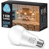 Fulighture E27 LED Glühbirnen, 12W LED Lampe Ersetzt 100W, 3000K Warmweiß A60 LED Birne mit hell 1100lm, 240° Abstrahlwinkel,