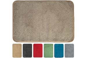 OLIVO TAPPETI OLIVO.shop TEKNOS Tappeto magico assorbi acqua, Zerbino asciugapassi per interno, Tappeto ingresso casa, varie misure e colori (TORTORA, 50x90 cm)