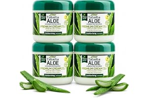 TABAIBA Tabaibaloe Premium ansikts- och kroppskräm, Aloe Vera, 1200 milliliter x 4 enheter