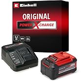 Orijinal Einhell 5.2 Ah ak&uuml; ve şarj cihazı Power X-Change Başlangı&ccedil; Kiti (Li-ion, 18 V, 100 dakika şarj s&uuml;resi, t&uuml;m Power X-C