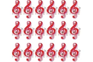 Toyvian Luminous Music Notes Brooch, 25 Pieces Music Note Football Crown Pin Dolphin Star Pin Pins New Year Gift for Party Children Birthday Costume Accessories Christmas