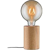 Paulmann 79640 Neordic Tischleuchte Talin max. 1x20W Tischlampe für E27 Lampen Nachttischlampe Holz 230V Holz ohne Leuchtmitt
