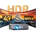 4K Daytime Projector 1500 ANSI Ultra Bright Smart Projector with DSP Sound, Auto Focus, NFC for Easily Casting, Daylight Viewing, Bright Room Gaming Home theater Outdoor Movie