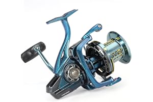 Yun Nong Spinning Reels – 10000/12000/14000 Series 18+1 Stainless Bearings 32LBS Drag 4.8:1 Gear Ratio CNC Aluminium Spool Ultra Smooth & Powerful for Saltwater Freshwater & Surf Fishing