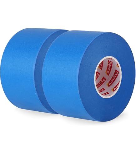 GBACHOOSE Lot De 2 Rubans De Masquage 100 Mm X 50 M - Peinture, Décoration, Sans Résidu