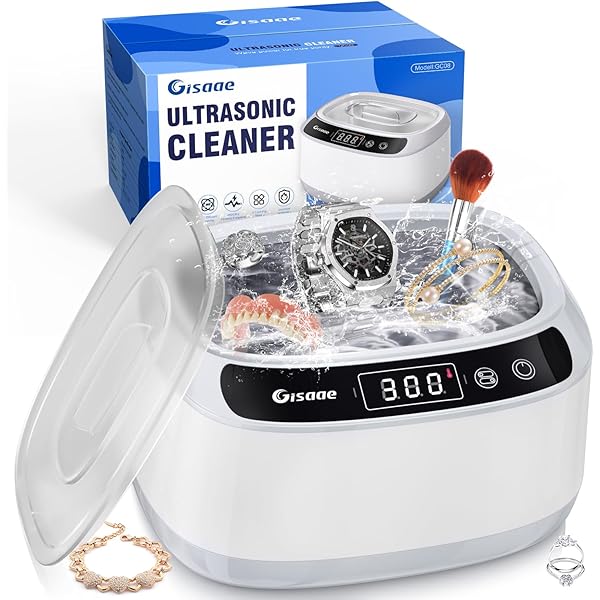 Harilla Ultraschall-Reinigungsgert, Vibration stoppt automatisch mit  Licht, tragbare Brillen-Reinigungsmaschine fr Kmme, Ringe, Ohren :  Amazon.de: Fashion