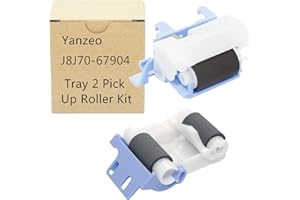 Yanzeo J8J70-67904 RM2-1275 RM2-6772 Compatible avec LaserJet Ent M607 M608 M609 M631 Plateau 2 rouleaux de ramassage