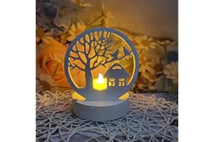 TREABEAR Stampo per Casetta in Silicone, Stampo 3d in Silicone per La Casa, Stampo in Silicone per Case con Finestra, Stampi in Silicone per Colata Case, Stampi in Silicone per Gesso(Albero Della Vita