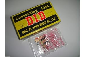 AER MOTO SPARE PARTS Falsa malla de unión cierre universal cadena 525 VX DID O-RING oro remachado