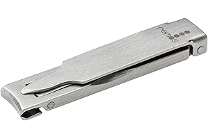 REMOS PROFESSIONAL BODY CARE REMOS Coupe-Ongles avec lime à ongles - plat & compact en acier inox - 6cm