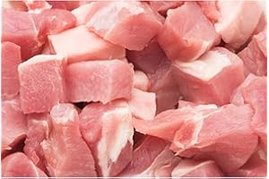 THOMAS RIDLEY Frozen Uncooked British Diced Pork Shoulder - 1x500g nom