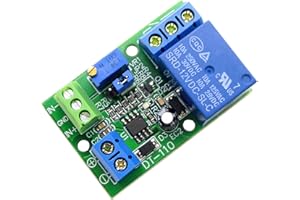 BuyWeek Comparatore di Tensione, LM393 Modulo Relè 1 Canale/1CH 30mA DC 24V Modulo di Misurazione della Tensione per Circuito