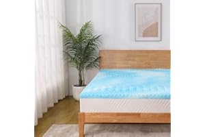‎EGO HOME EGO HOME Topper 90x200cm, 6cm Höhe 7 Zonen matratzen Topper aus Schaumstoff, CertiPUR EU Zertifiziert, matratzentopper 90x200cm Ohne Bezug für Boxspringbett Matratzen Schlafsofa