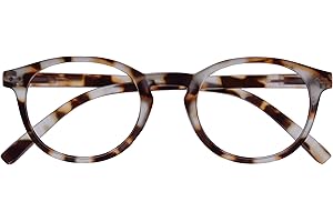 Opulize Zen Lunettes De Lecture Lumière Marron Écaille Petit Hommes Femmes Charnières Ressort R24-1T +3,00