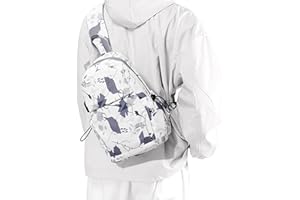 SZSYCN Borsa a tracolla per uomo Donna Borsa da petto resistente all'acqua con porta di ricarica USB Borsa da uomo per corridore