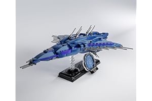 BlueBrixx Pro 106844 Stargate Wraith Croiseur en briques de serrage avec 1037 éléments de construction