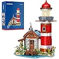 MISINI Ideas M9505 Leuchtturm Bausatz, kreative STEM Bausteine, Spielzeuggeschenk für Erwachsene, Jungen und Mädchen ab 6 Jah
