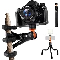 Treppiede flessibile a forma di polpo versatile per fotocamere reflex