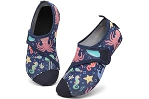 SAGUARO Kinder Badeschuhe Schnell Trocknend Atmungsaktiv Wasserschuhe Leicht Weich Barfußschuhe-Touch X, Gr. 20-37