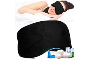 Musicozy Mascherina per dormire, morbida, per dormire, viaggi, relax, yoga, meditazione, bel regalo per uomini, donne, adolescenti