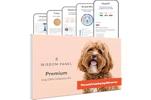 Wisdom Panel Premium - Dog DNA Test for Umfassende Gesundheit, Eigenschaften und Vorfahren 75g