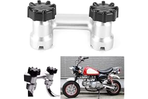 FOTABPYTI 【𝐏𝐫𝐨𝐦𝐨𝐭𝐢𝐨𝐧 𝐝𝐞 𝐏â𝐪𝐮𝐞𝐬】 Pince de guidon, adaptateur de guidon durable, pièces de réparation de moto Accessoires de moto pour Honda MONKEY Z50 Z50J DAX CT70 Z50R 50 Atelier de réparation