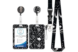 VIOJRLLY Tarjetero con cordón mariposa, tarjeta de identificación, tarjetero con cordón, cordón desmontable con clip retráctil para tarjetas de visita, tarjetas de entrada, tarjetas de identificación