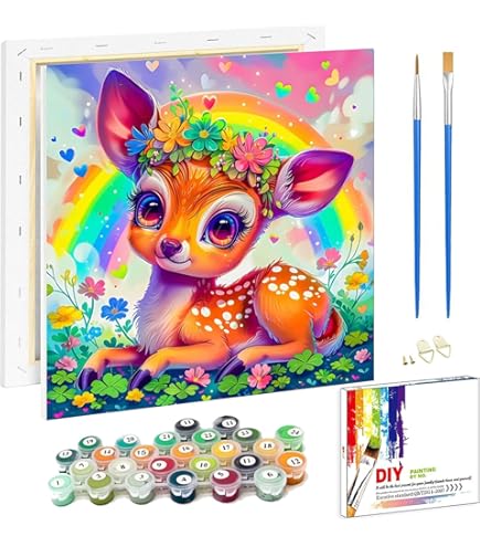 Malen Nach Zahlen Blumen - Kreativset Für Erwachsene 40x30cm