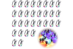 LUKIUP 30 PCS Luces LED PequeñAs, Luces LED Pilas, Mini Lampara LED, Lámpara de Juguete Pequeña para DecoracióN de Fiestas Manualidades, Accesorios para Casa de MuñEcas (Luz Multicolor)