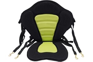 ALNEMY Kayak Seat, Sup Seat Universal Removable Adjustable Kayak Seat SUP Board Accessories Stand Up Paddle Board Surfboard Seat Padded Seat 36 x 30 cm, Backrest 50 x 45 cm Compatible with Kayak, Rowing