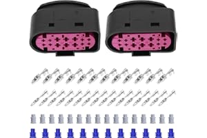 ‎CREATE IDEA Create idea 2 Set Auto Sensor Reparatur Kit 1J0973737 Kompatibel mit Volkswagen Kompatibel mit Audi 14 Pin Stecker Auto Sensor Reparatur Set