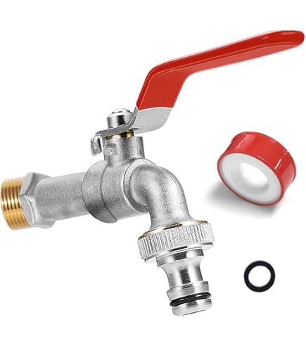 LNGJIN 1 Zoll Messing Wasserhahn - Premium Kugelhahn Für Garten Und Außenbereich