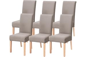 JuneJour Chair Covers for Dining Room,Elastic Stretch Modern Chair Cover Spandex Fabric Washable Removable Seats Slipcovers,for Kitchen,Dining Room,Wedding Decor,Hotel,Restaurant