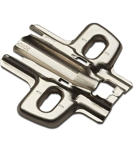 Embase Cruciforme à Visser - Conditionnement : 200 Pièces - Décor : Nickelé - Distance : 0 Mm - HETTICH