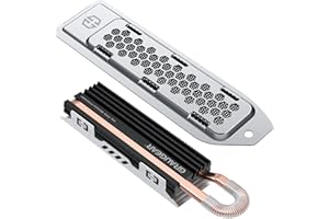 GRAUGEAR HeatPipe Heat Sink for M.2 NVMe SSD (2280), Heatsink PS5 Cooling Kit, Suitable for PlayStation5 Memory Expansion and PC