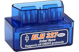 MDLSDE Scanner Bluetooth Code Reader, Mini Car Scanner Car Diagnostic Scan Tool Wireless Check Engine Code Reader Vehicle Performance Test App for iOS Android Windows Mini V2.1