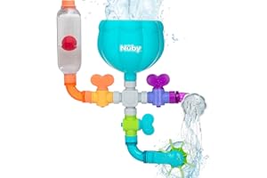 Nuby Wacky Waterworks | Giocattolo da bagno interattivo e colorato | Sviluppo cognitivo per bambini dai 3 anni in su | Divertente ed educativo