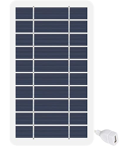 Panneau Solaire Flexible Chargeur USB - 4 Ports - Pour Camping, Caméras, Ventilateurs, Téléphones