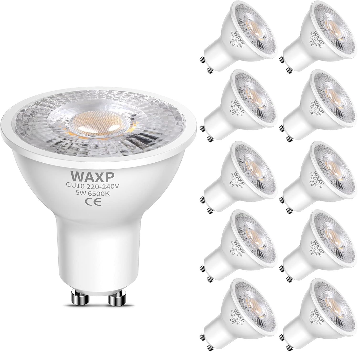 Avis d'Expert & Test Approfondi : WAXP GU10 LED Spotlight Bulbs 5W Cool White 6 (Sélection)
