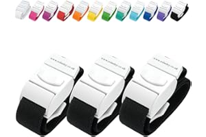 Packung mit 3 Venenstauer Stauschlauch Stauband von Rolseley (SCHWARZ)